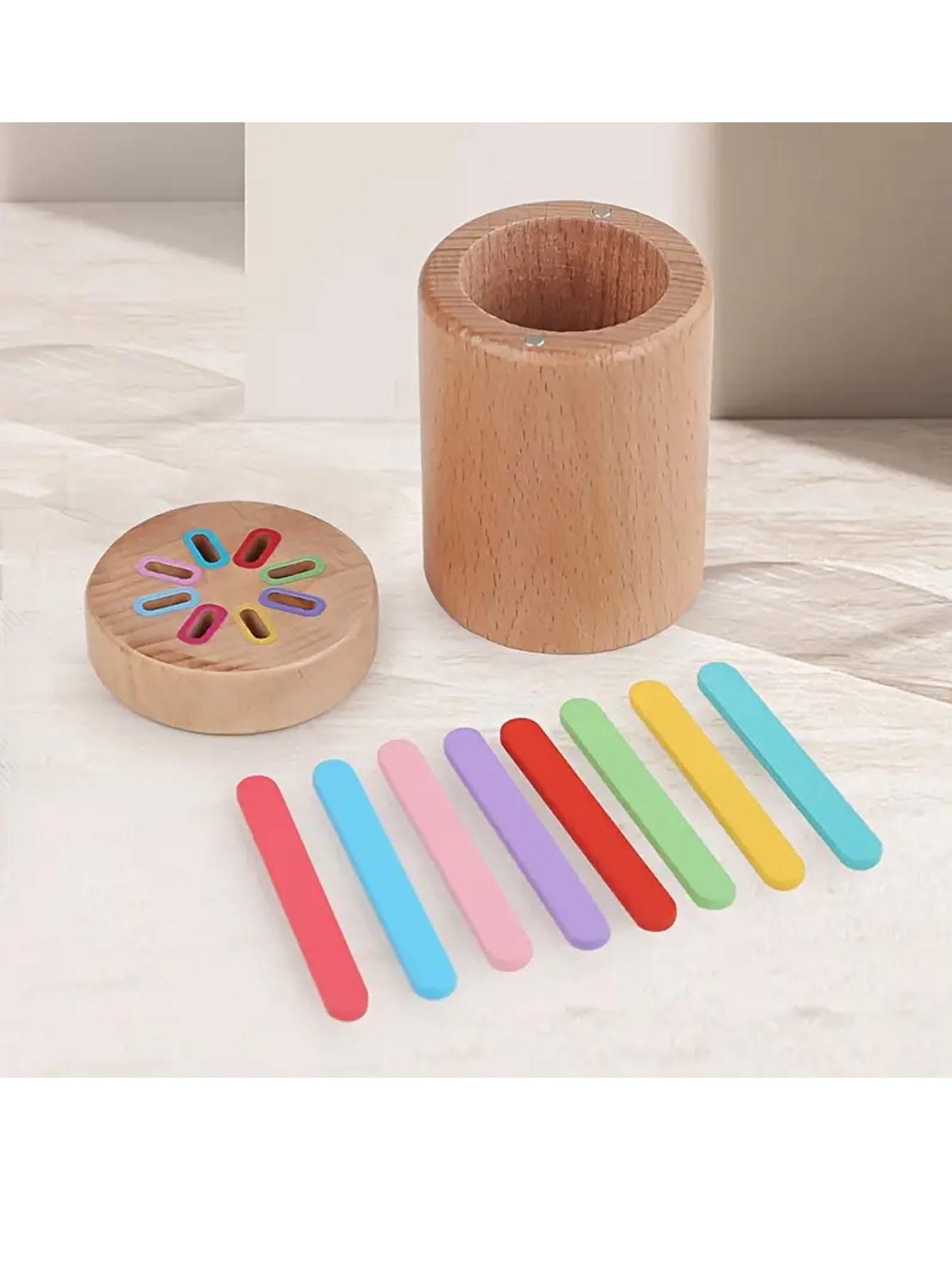 Kindergarten Toy Color Recognition Match Counting Rods, Children Education Learning Tool, Fun Interactive Game Device, Math Learning Tools