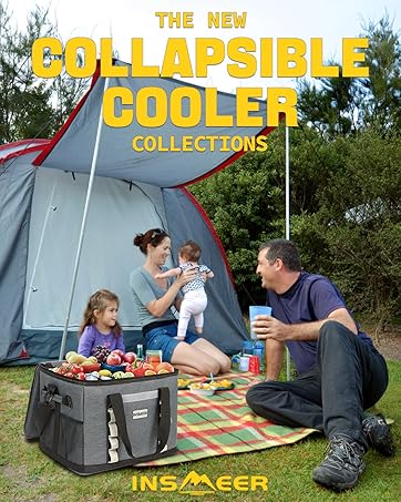 Cooler with Wheels and Handle, 80 Cans/50L Rolling Cooler, Portable Soft Sided Cooler with Wheel, 2-in-1 Collapsible Trolley Cart, Large Coolerbag for Grocery Shopping