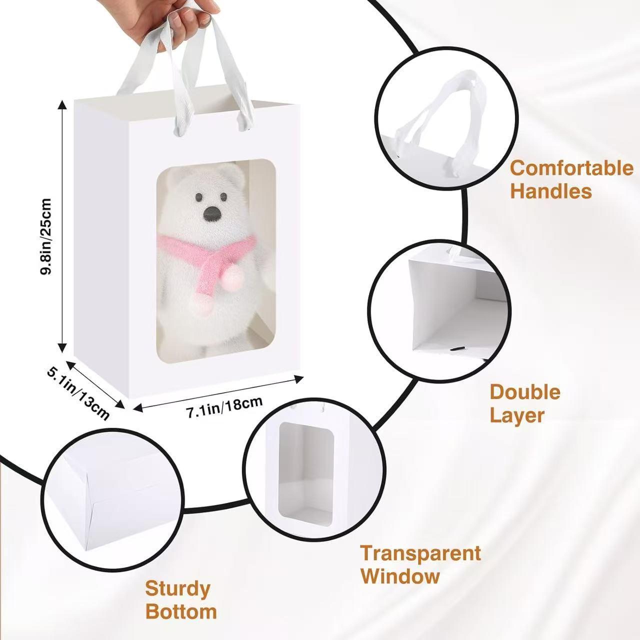 Christmas Party Gift Bags, Decorative Paper Favor Bags for Proposal & Daily Souvenir，needoh，nutrition geeks