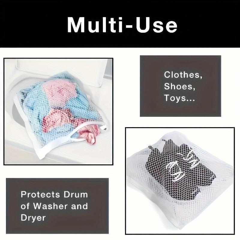 Sneaker Dryer Bag, 1 Count Durable Shoe Washing Bag with Elastic Straps, Laundry Bag for Sneakers, Washing Machine Drying Bag for Shoes, Clothing, and Laundry, Laundry Products