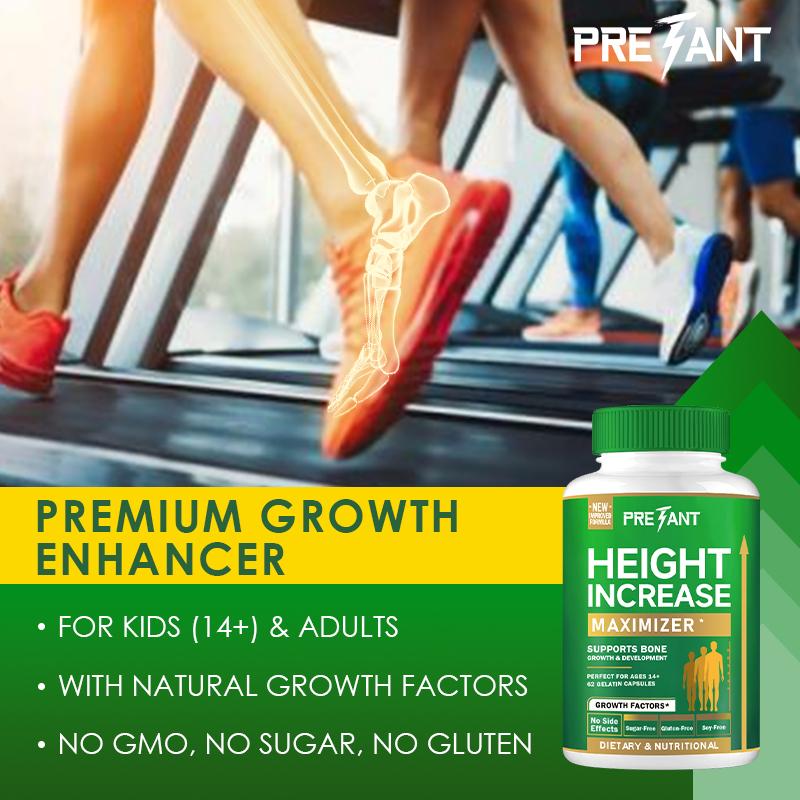 2025PRETANT Growth Support Capsules – Natural Nutritional Formula with Calcium for Bone Strength & Development | Daily Wellness Supplement