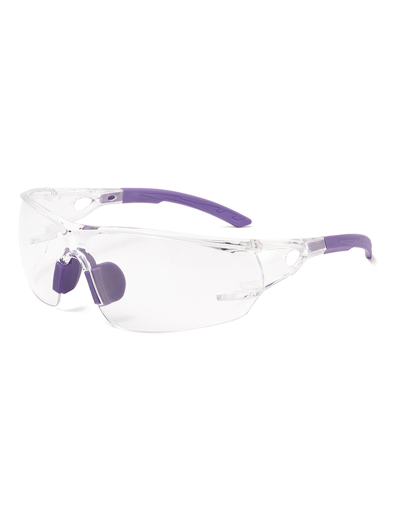 Fashion Goggles with Clear Lenses, Anti-scratch Protection Eyeglasses for Men and Women, Ideal for Daily Use and Outdoor Activities