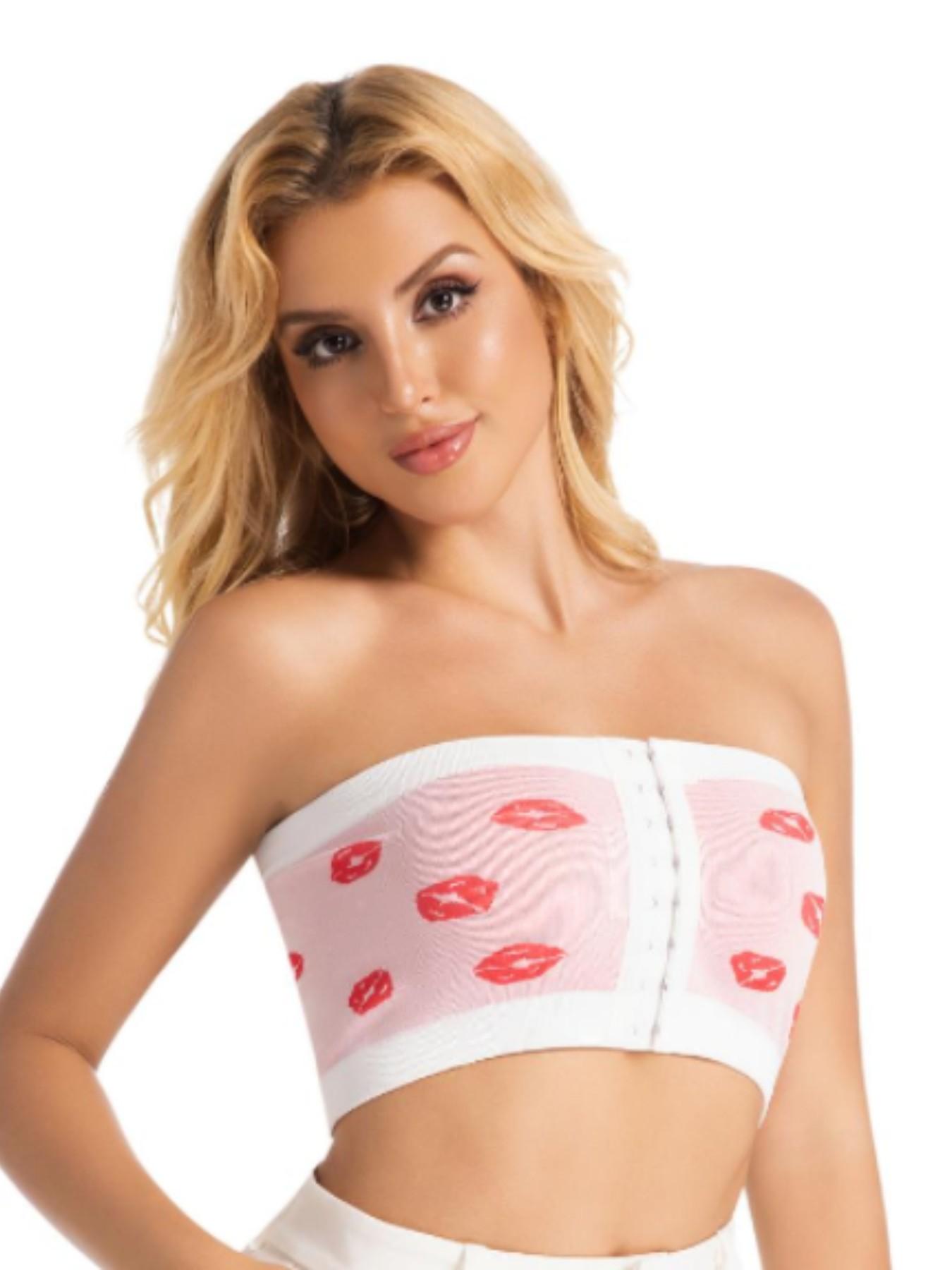 Beebloom Plus Size Strapless tube top, Non-slip, Supportive, Side breast shaping, Breathable, Summer essential