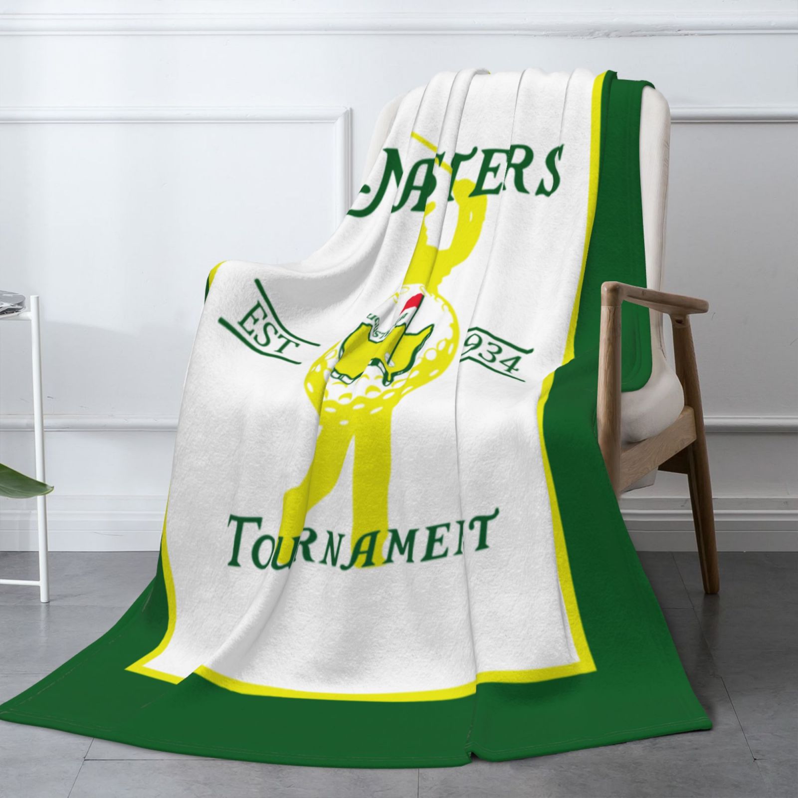 JOOCAR Golf Blanket Soft Flannel Blanket, Fun Gift for Golf Lovers, Suitable for Bed Sofa Bedroom Living Room Office Car Camping Decoration Air Conditioner Cover Blanket