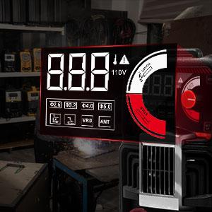 Puwu 110V 135A Rod Welder Digital Welder with Overheat Protection, Electrodes, Digital Screen, Quick Connectors, and Hot Start - Mini MMA Arc Welder