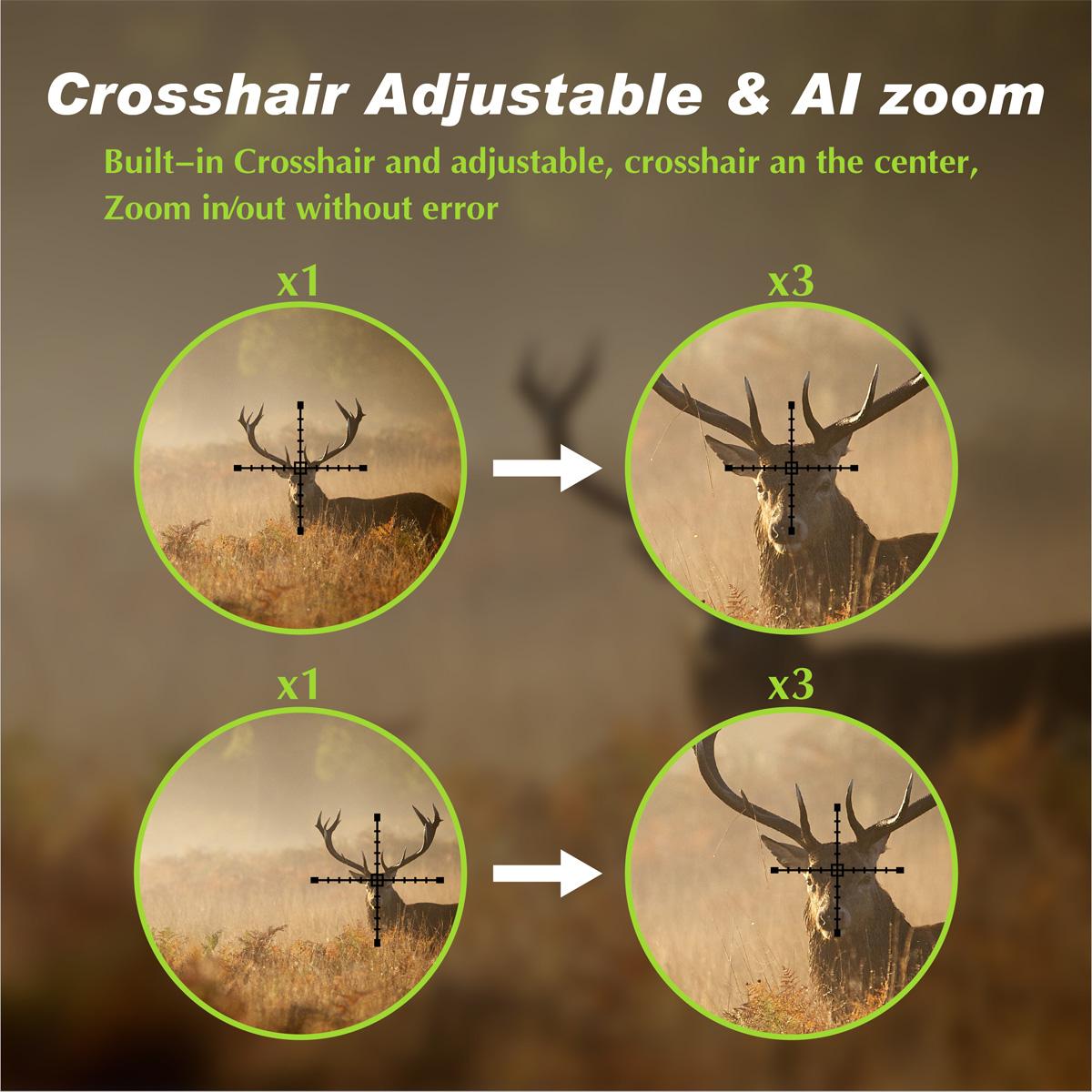 Digital Night Vision monocular Telescope，Day & Night Vision Monocular with 850nm IR Fixed 3X magnification, Camping Hunting Surveillance Wildlife Observation