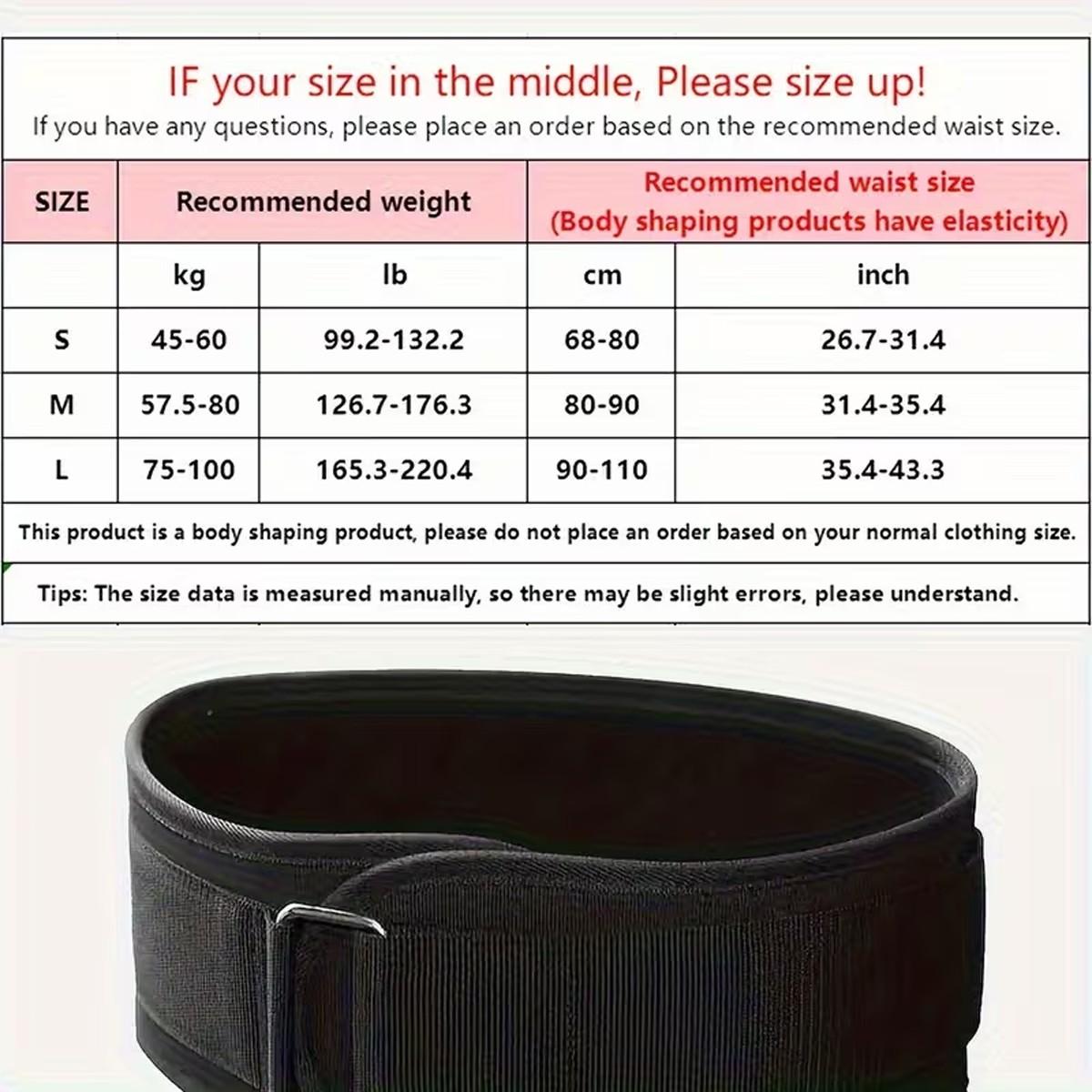 Adjustable Weightlifting Belt for Gym Use, Comfortable Support for Power Training, Women's Knitted Waistband for Squats
