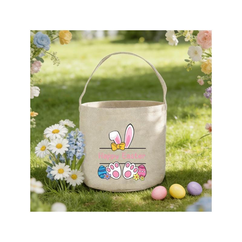 Bridesmaid Proposal Basket - Monogrammed Initial Tote Bag, Bridesmaid Thank You Customizable Gift, Floral Wedding Party Reusable Gift Bag for Bridesmaids