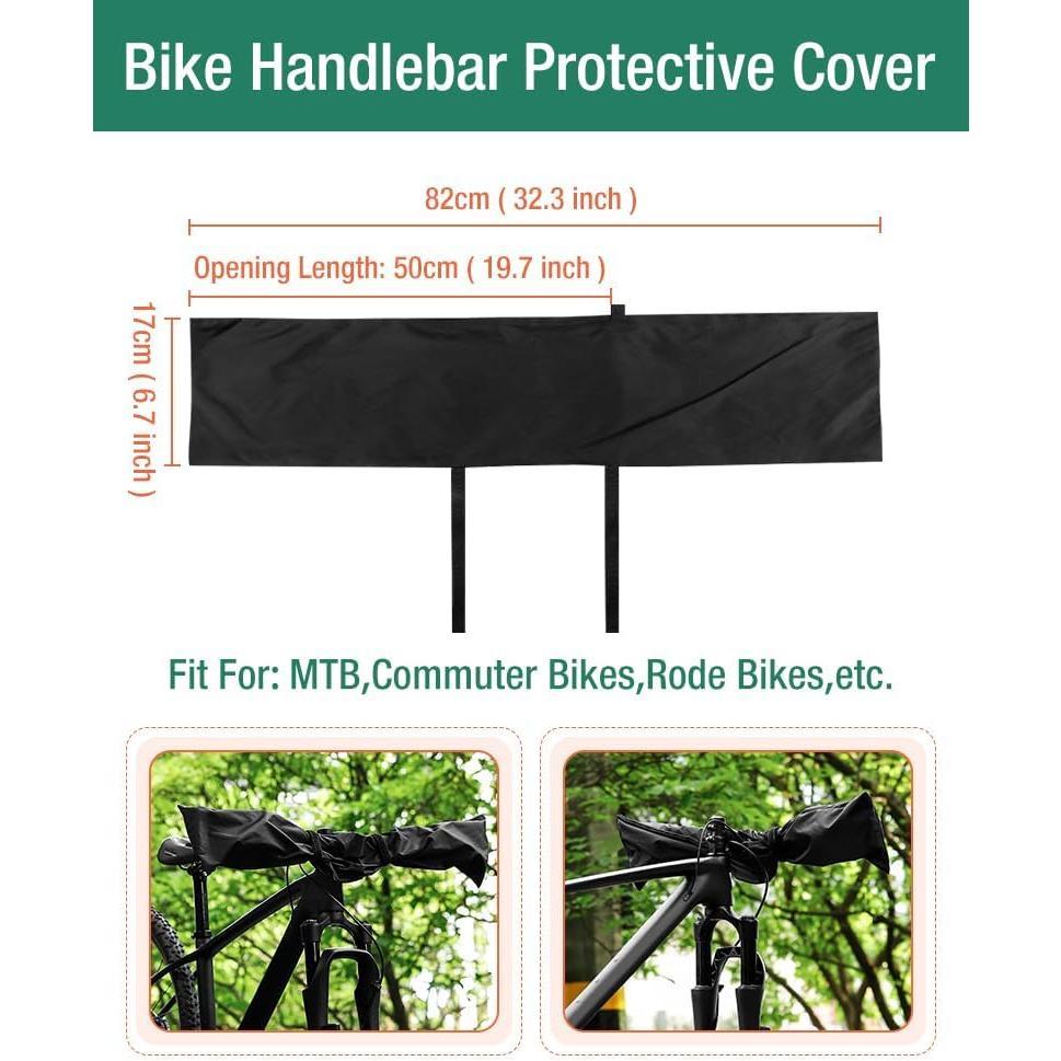 2-  Cover for Handlebar,Easy to Install and disassemble.2P-Standard / 1P-Large  Handlebar Cover