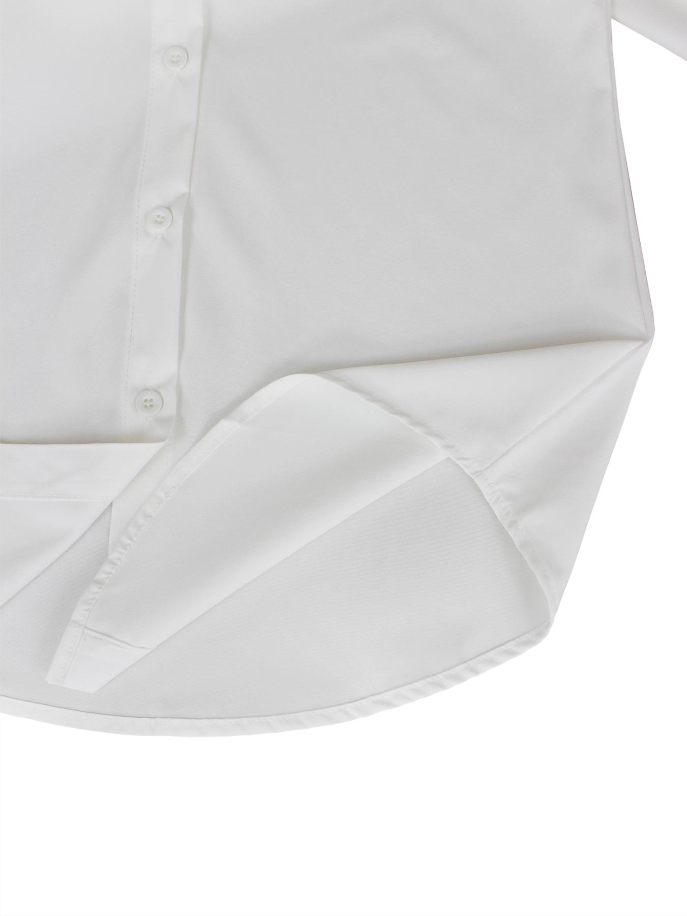 Women’s Feather Sleeve Button Down Blouse, Elegant Feather Trim Long Sleeve Shirt for Parties, Office Wear, Dinner Dates, Holiday Events and Night Out Outfits, Trendy Fashion Button Up Top for Women Seeking Classy, Modern and Chic Styles, Premium Feather