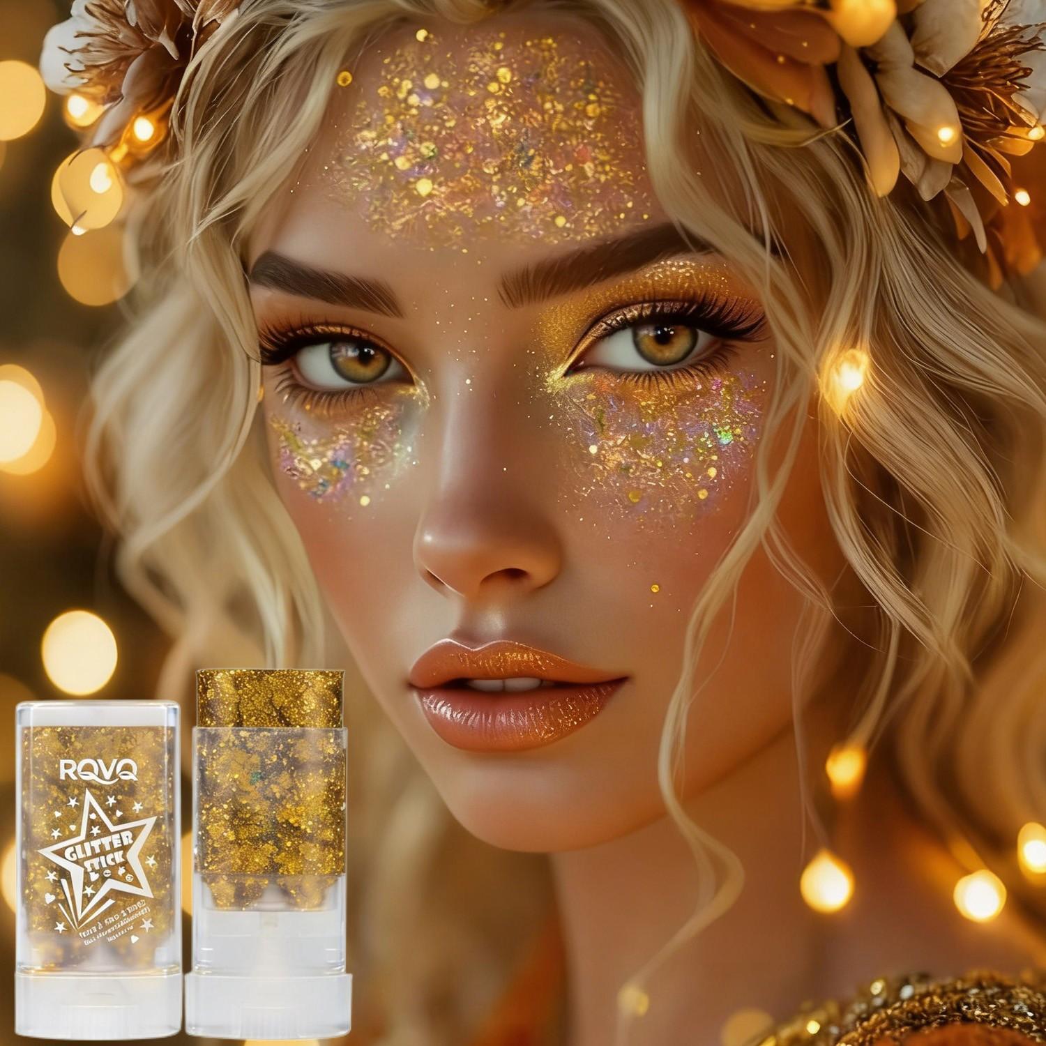 Shimmer Stick 6 Colors, Waterproof Sweatproof, Natural Highlighter, Multifunctional Makeup, Fine Texture, All Skin Types, Party Essential