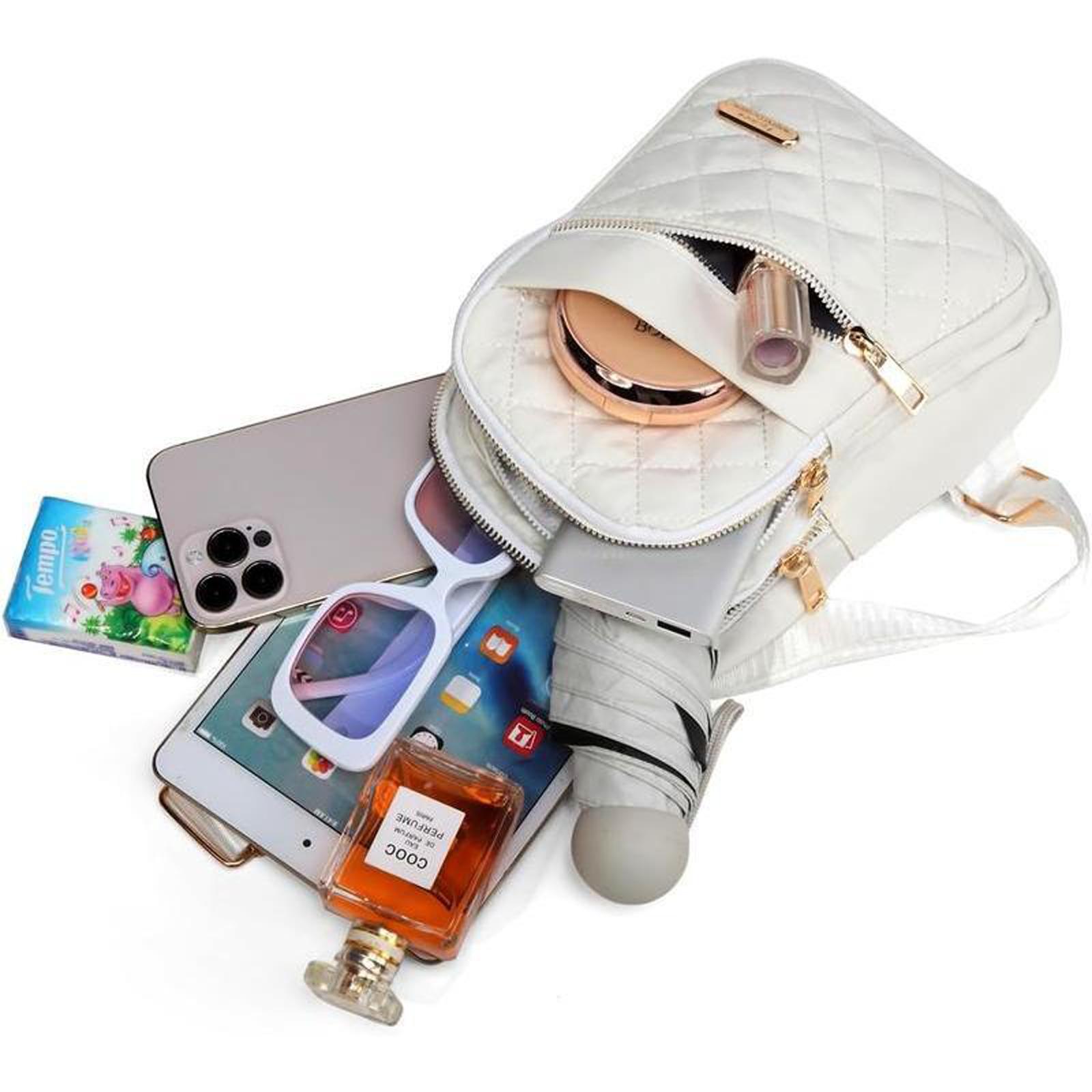 Lightweight & Waterproof,Solid Color Quilted Fanny Pack-Casual Large Capacity Zipper Chest Belt Bum Bag,Adjustable Sling Bag for Daily Use,Fashionable Large Capacity Sling Bag.