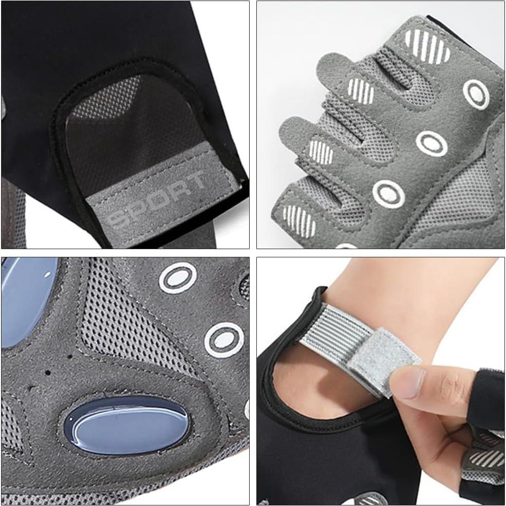 Men's and Women's Fitness Gloves, Weightlifting Sports Gloves, Gym Training Gloves with Padded Grip, Ideal for Cycling and Workouts