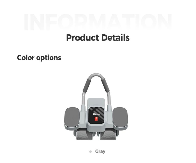 KEEP Ab Roller Wheel with Knee Mat, Automatic Rebound Abdominal Wheel with Elbow Support Ab Workout Equipment for Strengthening Core Muscles Abs Exercise Roller for Women Men