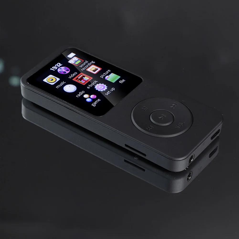 HiFi Lossless Audio MP3 Player with Rubber Dirt-Resistant Design, Bluetooth, Type-C, Built-In Speaker, FM Radio, E-Book Support, Multi-Language, AVI Video Playback, WMA Compatibility, Swimming-Ready Water Resistance for Students