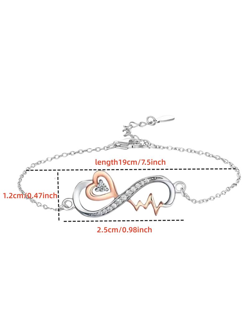 To My Bonus Duaghter Heartbeat Bracelet Gift , Includes Card and Box, Graduation Birthday Christmas Present