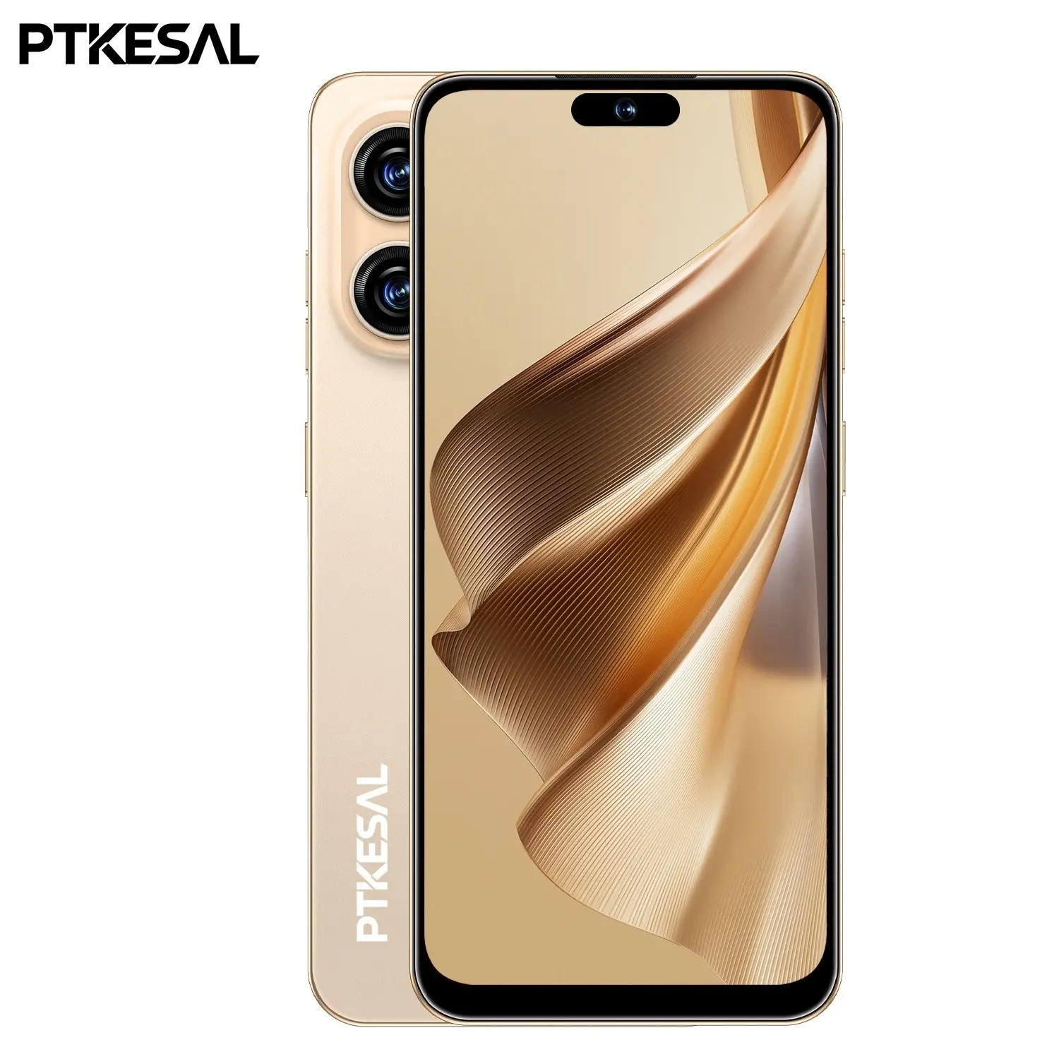 PTKESAL-16 Pro Max Smartphone Android Cell Phones 4GB+64GB MTK6750 Octa-Core Android 12, 6.93 Inch Large Screen, 5MP Front 13MP Rear Camera, 4100mAh Battery, Real Fingerprint & Face Unlock