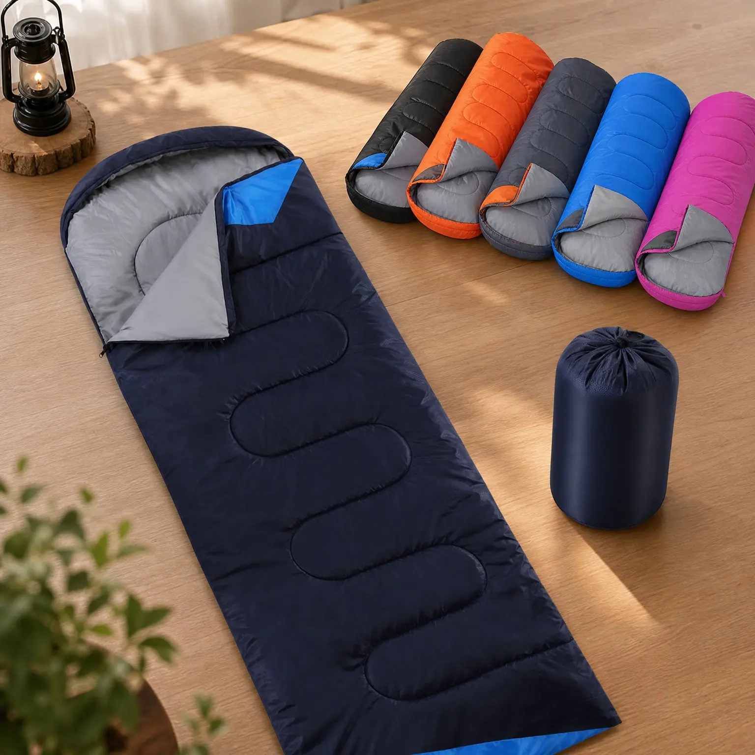 Lightweight Waterproof Sleeping Bags for Adults Backpacking, Cold Weather Warm Camping Hiking Outdoor Travel Hunting for Men, Women, Boys & Girls with Compression Bags