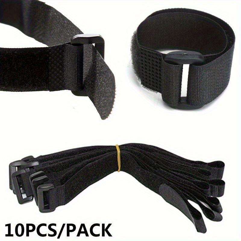10pcs Durable Nylon Hook & Loop Strap Cable - Reusable Fixed Cable Tie Bike and Other Bike Accessories