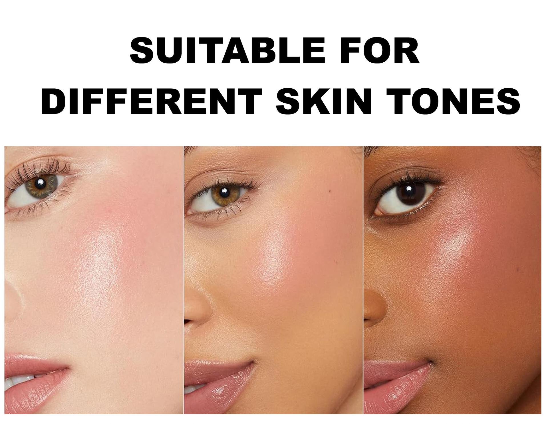 Temperature Changing Jelly Blush Stick, Multi-use Matte Cream Blush for Blush, Highlight & Contour Temperature Changing Jelly Blush Stick, Multi-use Matte Cream Blush for Blush, Highlight & Contour