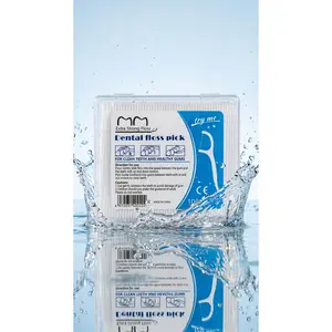 Orthodontic 2X Cleaning Dual-Line Floss Picks, 100-Count Travel Box – Safe for Braces, Gentle & Durable