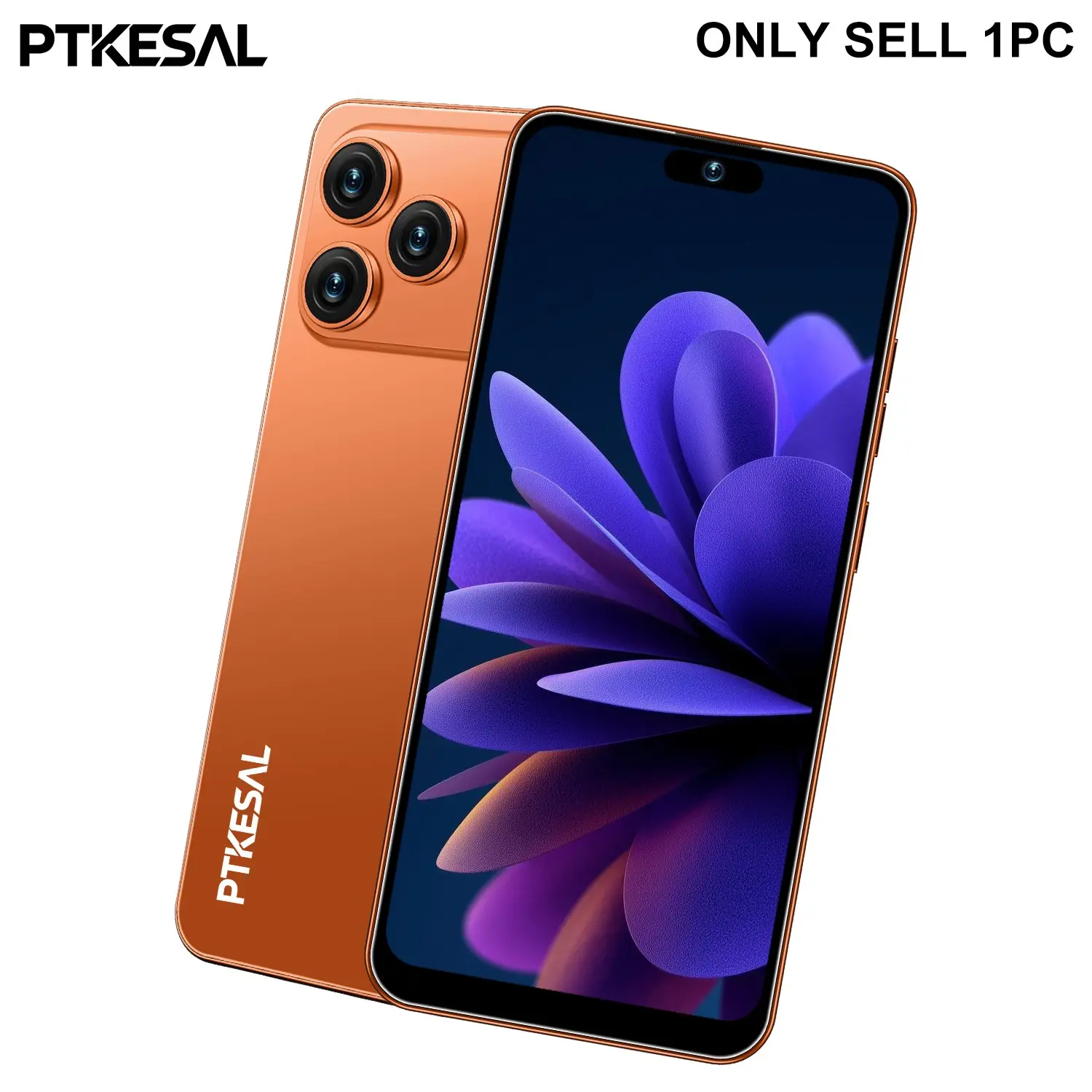 PTKESAL-17 Pro Max 4g Phone, 6+64GB Memory, Mtk6762 Octa-Core, Android 12, 16mp+20mp Camera, 5000mah Battery, Face & Fingerprint Unlock, Cell Phones