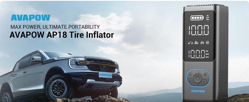 150PSI Cordless Tire Inflator Portable Air Compressor,4+N Auto Stop Modes,Digital Gauge,Light weight,8000mAh Deflation Air Pump,E-bike,Motorcycle,Car,ball