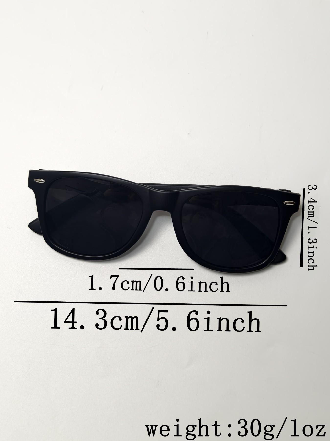 Classic Rivet Glasses Ray 90s Style, Water Transfer Printing, Criss Cross Design, Decorative Lens, Unisex Fashion Eyewear