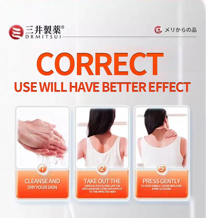 DRMITSUI Thermal Patches 6 Patches/Bag Hot Compress Infrared Heat Pad for Pain Relief