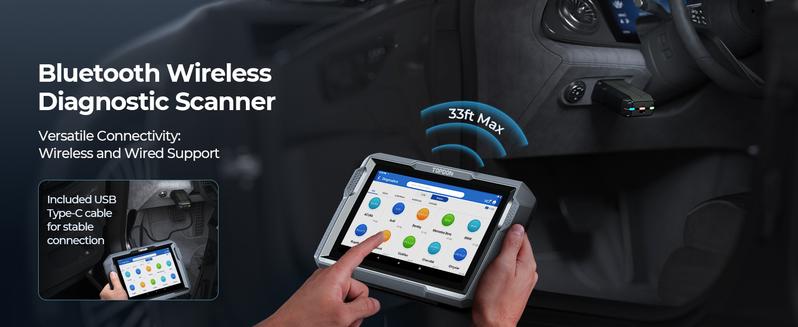 TOPDON Bidirectional Scan Tool, ArtiDiag900 Lite Automotive Diagnostic Tool for Full System, Scanner for Car with Active Test, FCA AutoAuth, Wireless OBD2 Scanner Diagnostic Tool for All Vehicles top  don engine  light car obd2