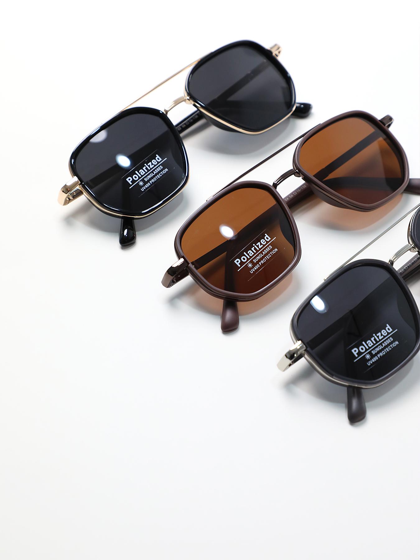 Unisex Fashionable Modern Trendy Sunglasses, Trendy Shades, Geometric Frame Trendy Casual Sunglasses for Everyday Use, Fashion Accessories for Outdoor Activities