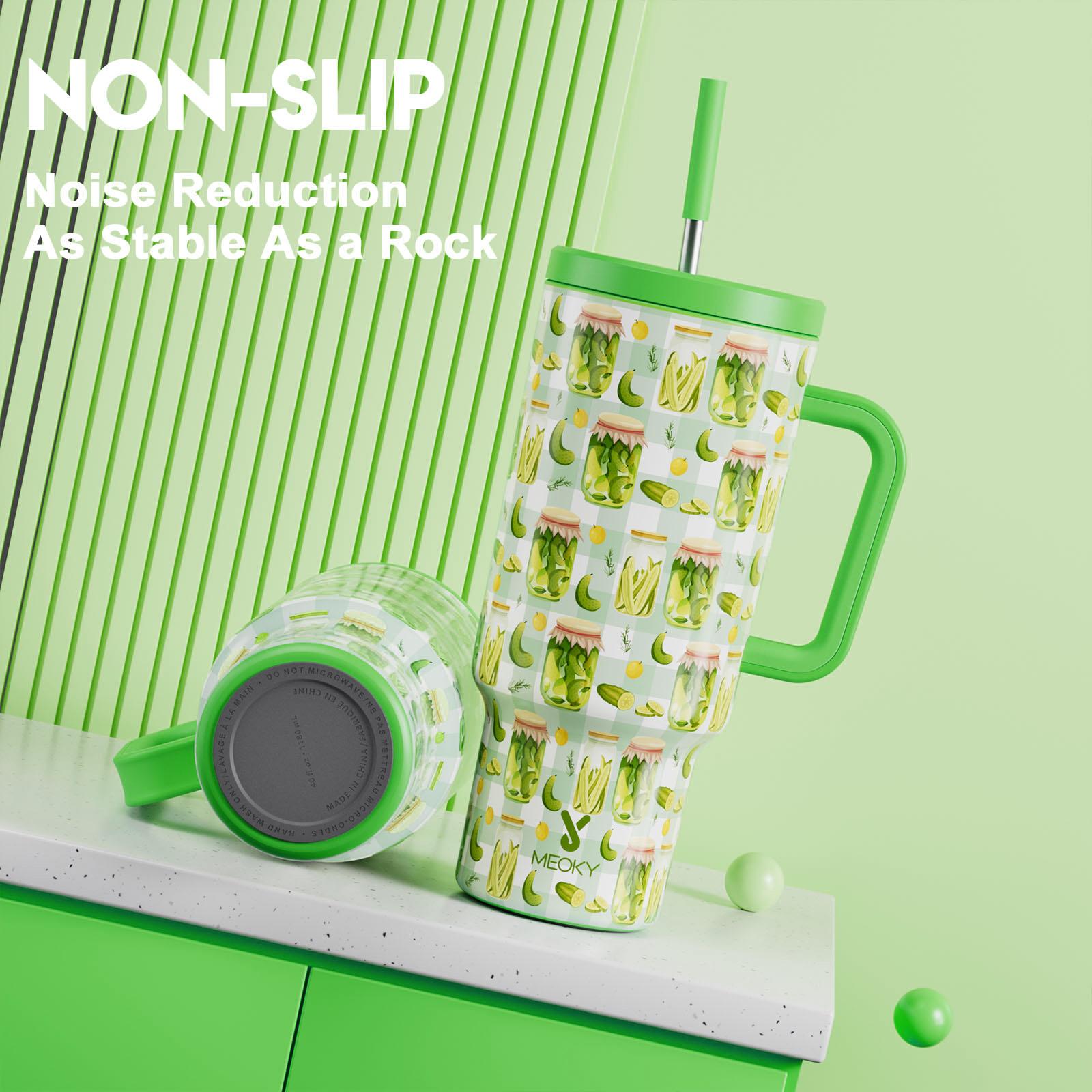 【itsasharee & MEOKY】Exclusive Series 40oz Stainless Steel Vacuum Insulated Bottle with Lid and Straw, Hot Water Mug,Cold Water for 24 Hours, Hot Water for 8 Hours, Iced Tea or Coffee