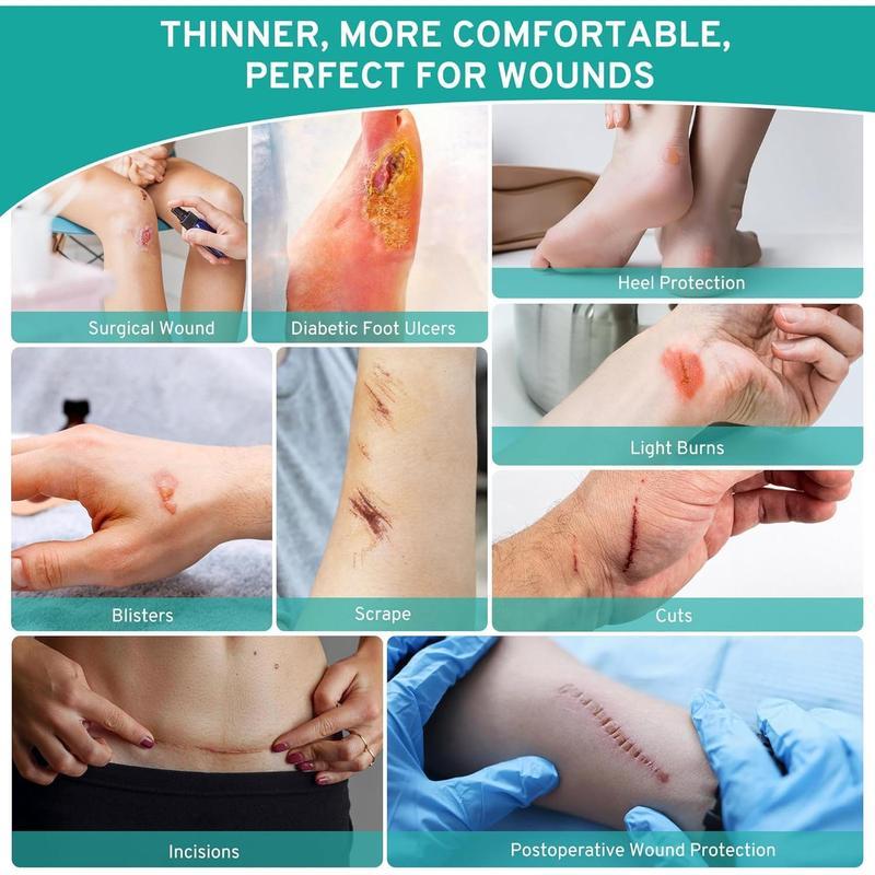 New Hydrocolloid Roll, Hydrocolloid Bandages for Wound Care,Medical-Grade Hydrocolloid Patch Bandages with Self-Adhesive, Flexible & Waterproof DIY Size & Shape