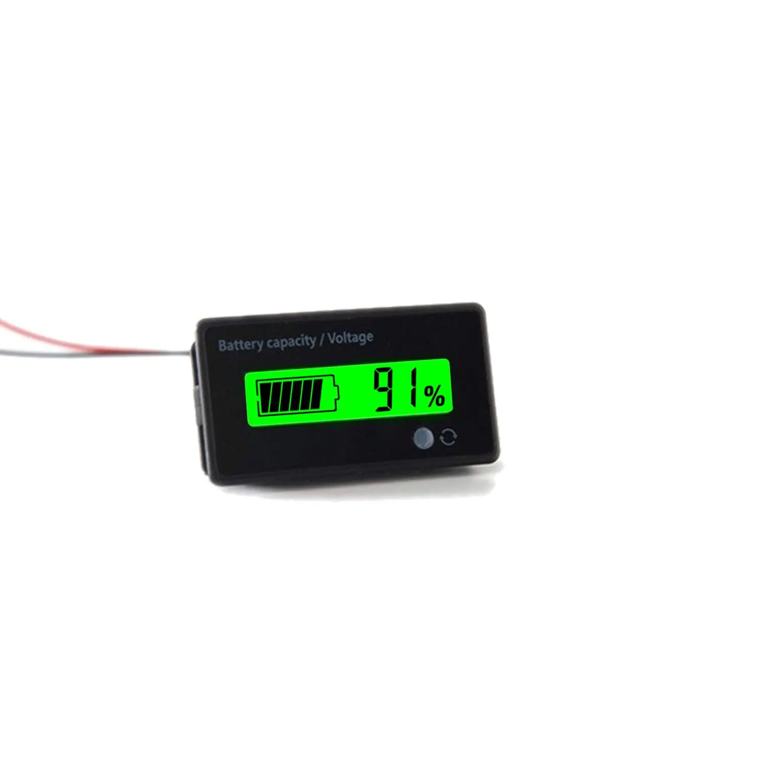 DC 12V 24V 36V 48V 72V Battery Meter, Capacity Voltage Monitor