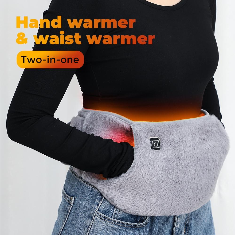 Heated Waist Belt, Graphene Heating USB Warmer, Winter Gift, Warm Christmas Present, Electric Heat Belt, Heated Wrap, No Charging Included
