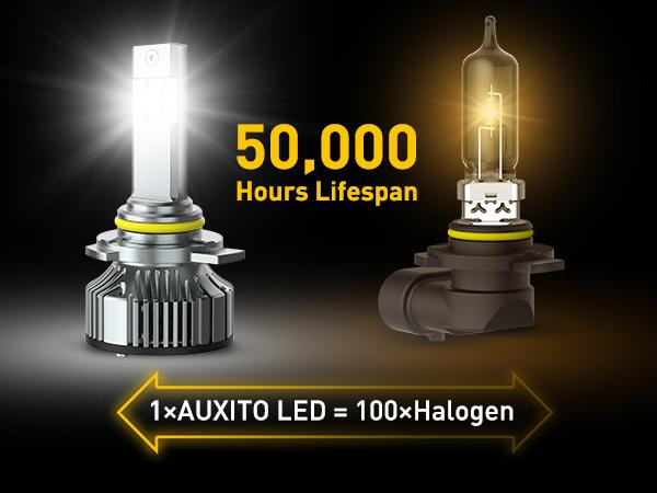 AUXITO 2025 Upgraded 30000LM LED Headlight Bulb ,Fog Lights,with Cooling Fan,H11 9005 9006 9007 H4 H7 H13 9012,D1S,D2S,D3S,D4S,D5S Canbus Ready,Plug-and-Play ,Pack of 2 AUXITO 2025 Upgraded 30000LM LED Headlight Bulb ,Fog Lights,with Cooling Fan,H11 9005 9006 9007 H4 H7 H13 9012,D1S,D2S,D3S,D4S,D5S Canbus Ready,Plug-and-Play ,Pack of 2