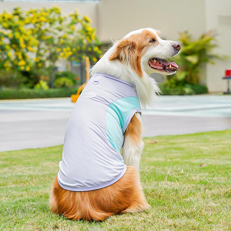 Small, Medium, Large Doggie Ice Silk Spring and Summer Dog Clothes, Cat Clothing Supplies, Cool and Cool Clothes for Sun Protection, Golden Retrievers, Pugs, Yorkies