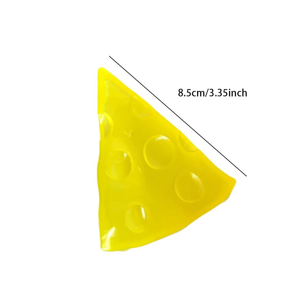 Moldable Squishy Cheese Block,Finger Sucking Cheese Stress Relief Toy, Non‑rebounding, shapeable Unisex Gift, Perfect for Relaxation and Fun, Ideal Present, Stress Relief Fidget, Stress Relief Squishies