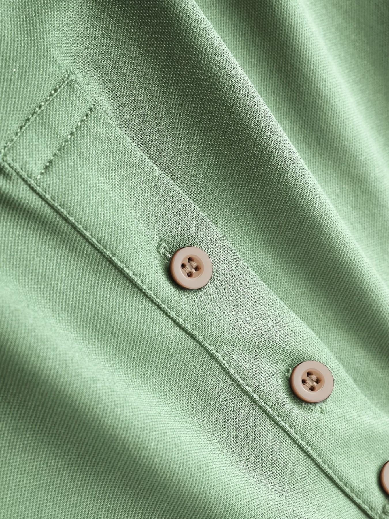 Summer New Trendy Luxury Dominican Print Polo Shirt, Men's Short Sleeve Fashion High-End T-Shirt, Business Slim Fit, Breathable Knit Fabric