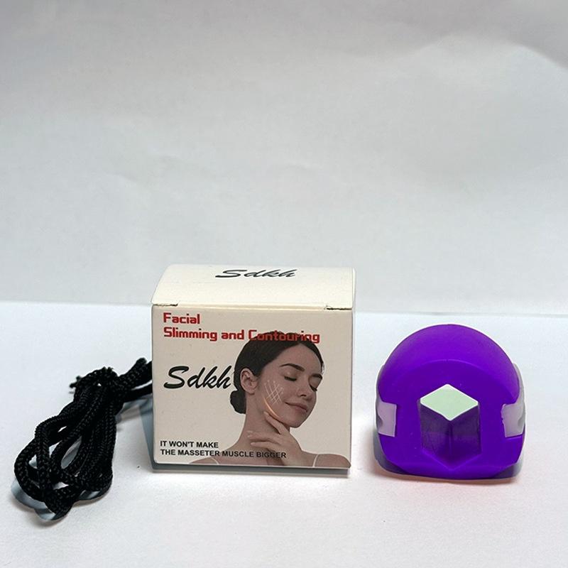 New Jaw Trainer Hanging Rope, Facial Muscle Training, Chin Line Exercise Ball, Suitable for Any Venue, Shape Jawline, Neck and Face Tightening