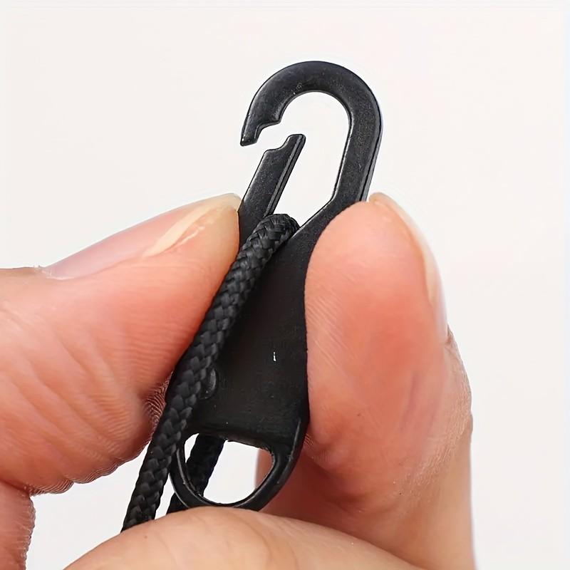 6Pcs Heavy Duty Braided Zipper Pulls Replacement, Metal Slider Zipper Tags for Backpack Jacket Bag Luggage, Outdoor Camping Hiking Zipper Fixer