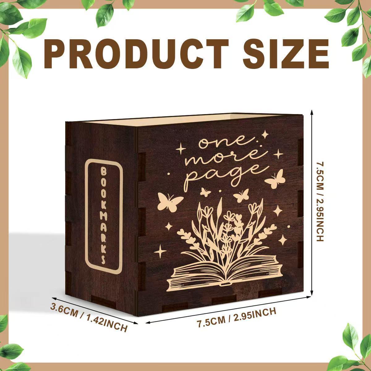 Square Bookmark Clip, Book Lover Gift, Office Supplies, Desk Accessories, End-Of-Year Present, Ideal for Librarians, Teachers, Women