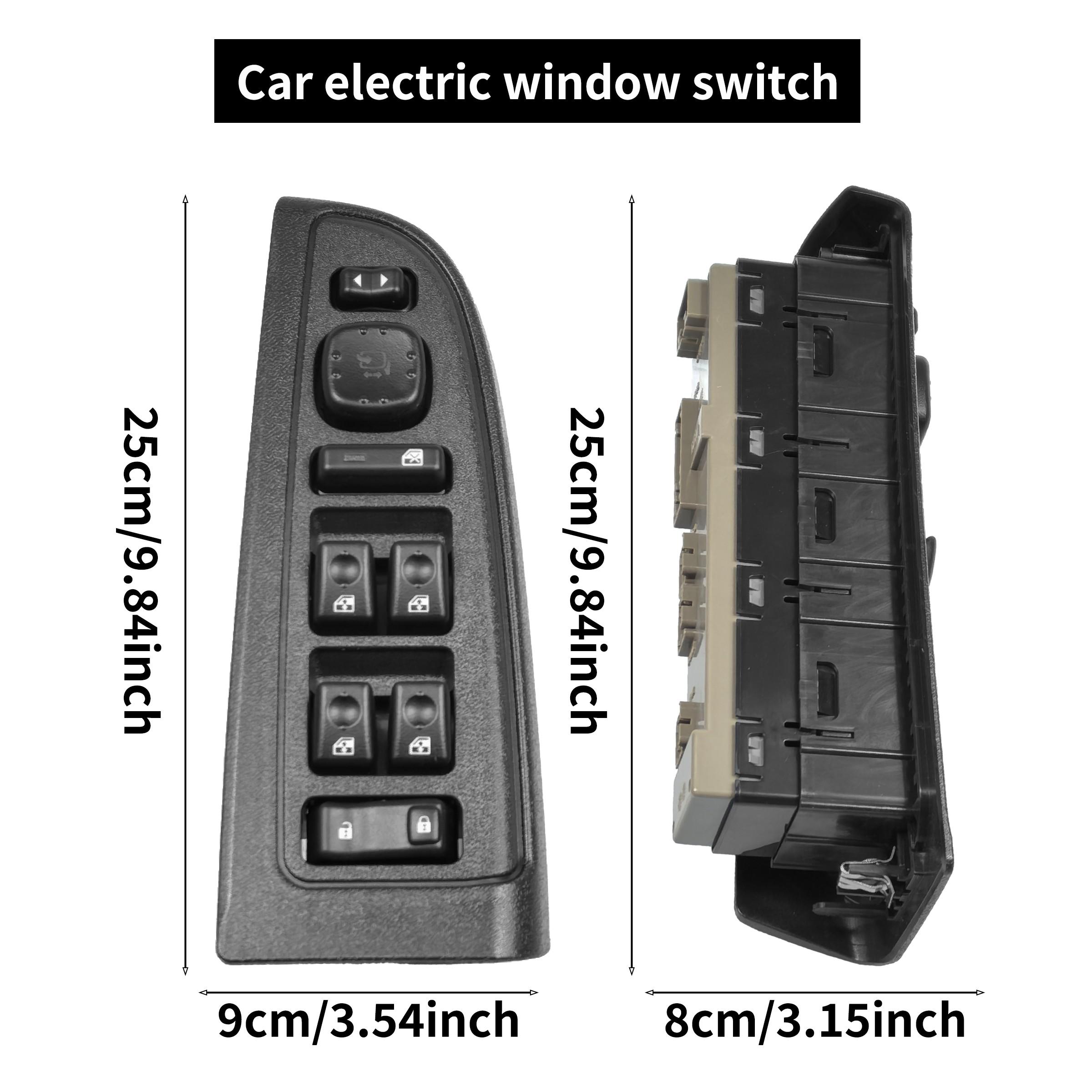 Driver Side Door Lock and Power Window Switch Replacement Component, Compatible with Chevrolet Avalanche Silverado Suburban Tahoe Gmc Yukon Sierra Cadillac Escalade