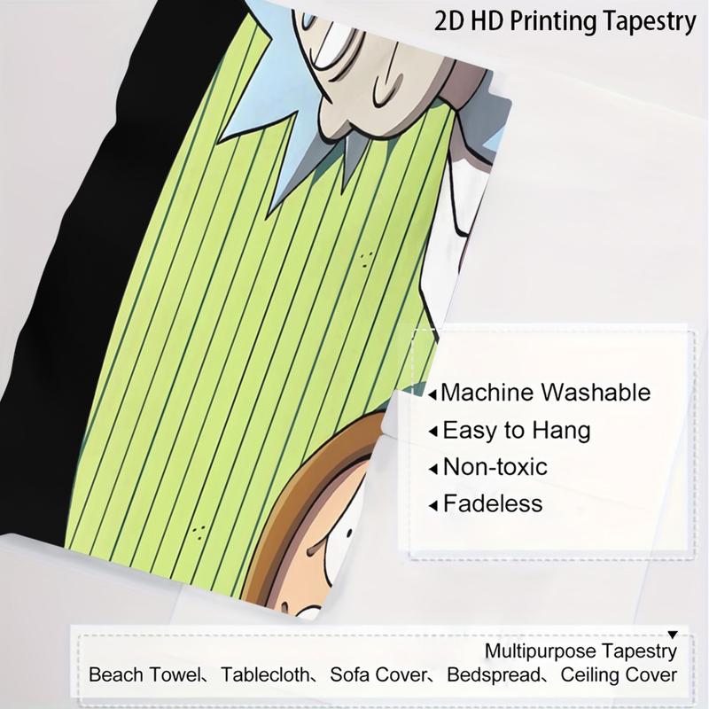 Rick And Morty Patterned Tapestries, Fashionable Room Flags, Unique Wall Art In The Living Room And Bedroom, Very Special Gifts Rick And Morty Patterned Tapestries, Fashionable Room Flags, Unique Wall Art In The Living Room And Bedroom, Very Special Gifts