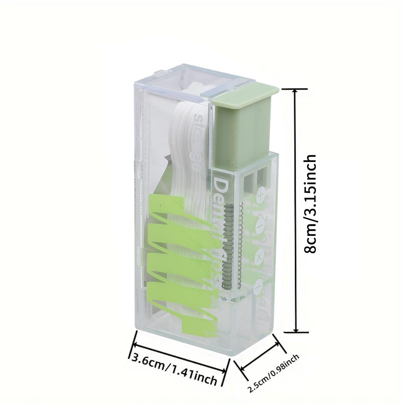 Portable Dental Floss Dispenser, Stylish Lighter Design, Automatic Toothpick Holder, Ideal for Home and Travel Use