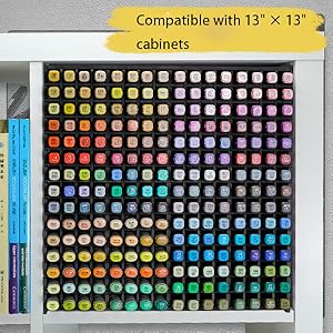 Marker Pen Organizer Holder for 240 Markers, Craft Art Supply Storage Rack, Desktop Art Marker Pens Colored Pencils Holder Storage Case for Home Classroom Office