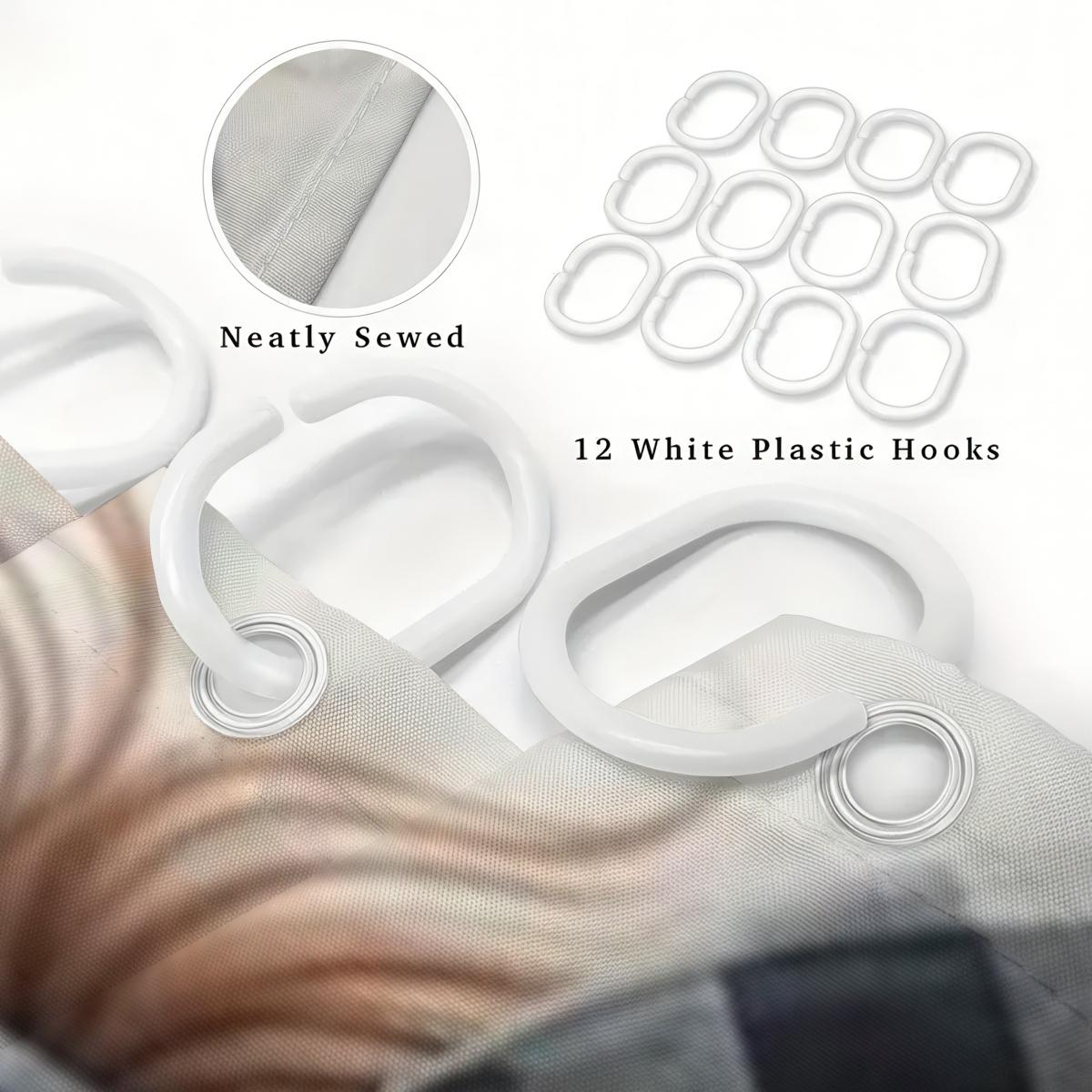 Highland Cow Christmas Shower Curtain Set, 72x72 Inch Waterproof Polyester Bath Curtain, Easy Install, Farmhouse Bathroom Decor Highland Cow Christmas Shower Curtain Set, 72x72 Inch Waterproof Polyester Bath Curtain, Easy Install, Farmhouse Bathroom Decor