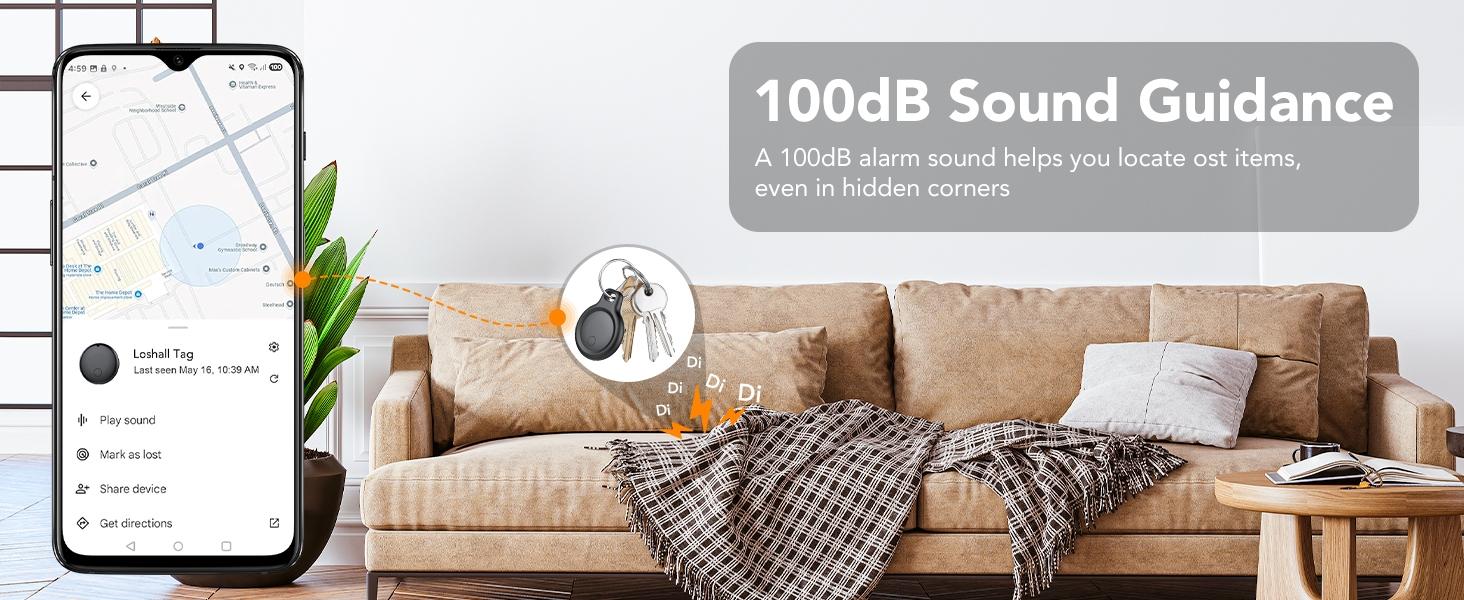 4-Pack Smarttag Google Tracker, Bluetooth-compatible Tag Find HUB Device, Anti Lost Wireless, Key Wallet Luggage Pet Item Locator, Precision Tracking for Android Phones, Plastic Durable Compact Size GPS Tracking Find My Device