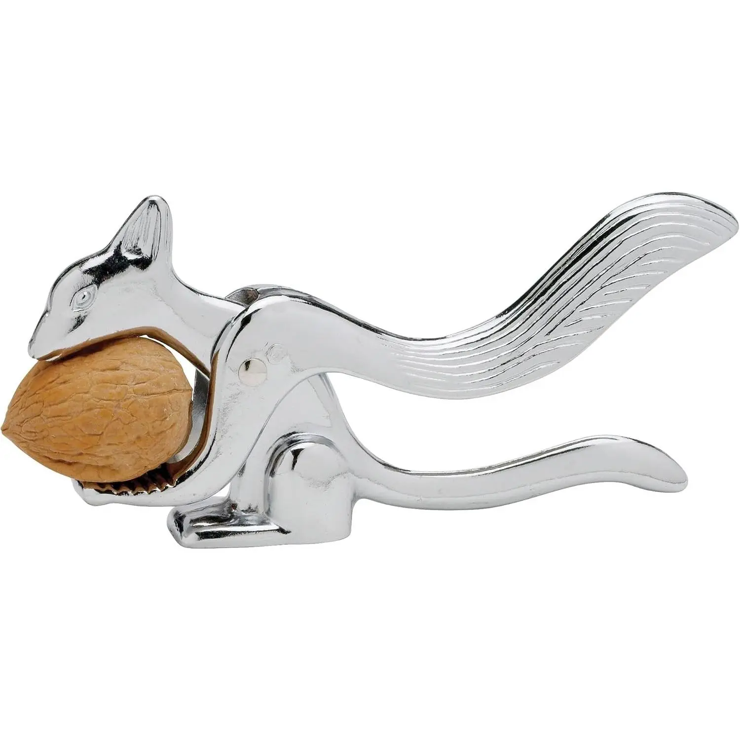 Heavyweight Aluminum Squirrel Nutcracker - Easy Nut Cracking Lever Tool for Almonds Walnuts Pecans and More Nuts