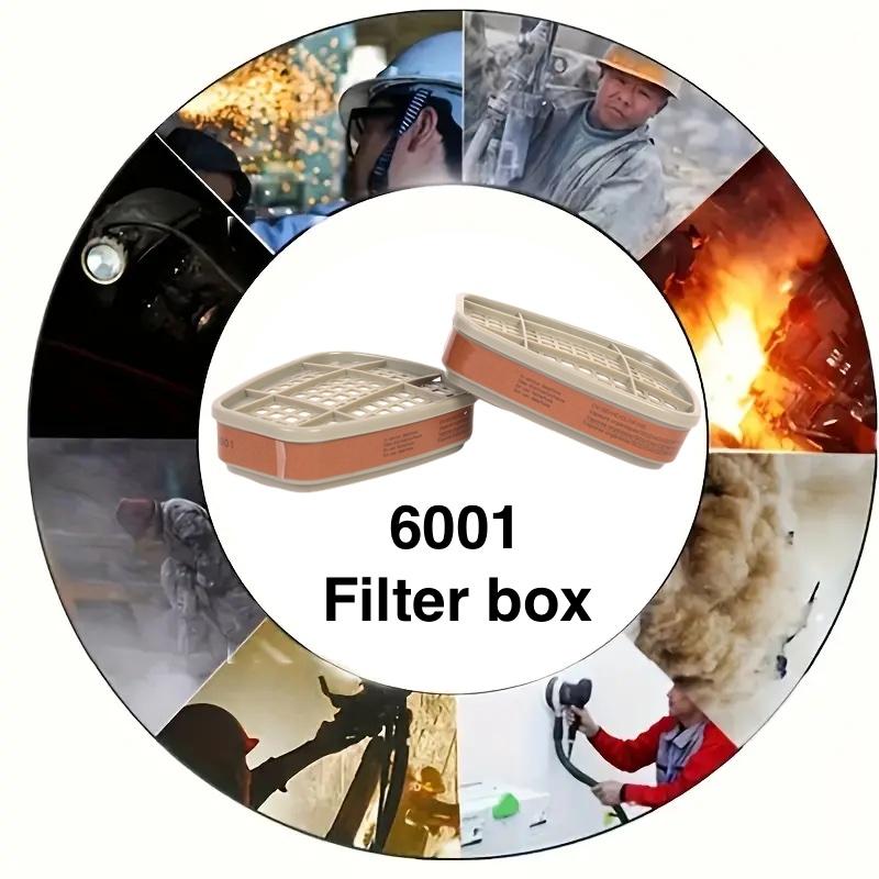 Half Face Mask with Filter, Reusable Respirator Mask, Reusable Dustproof Mask, Multifunctional Safety Mask for Paint, Woodworking, Construction, Polishing, Chemical, DIY